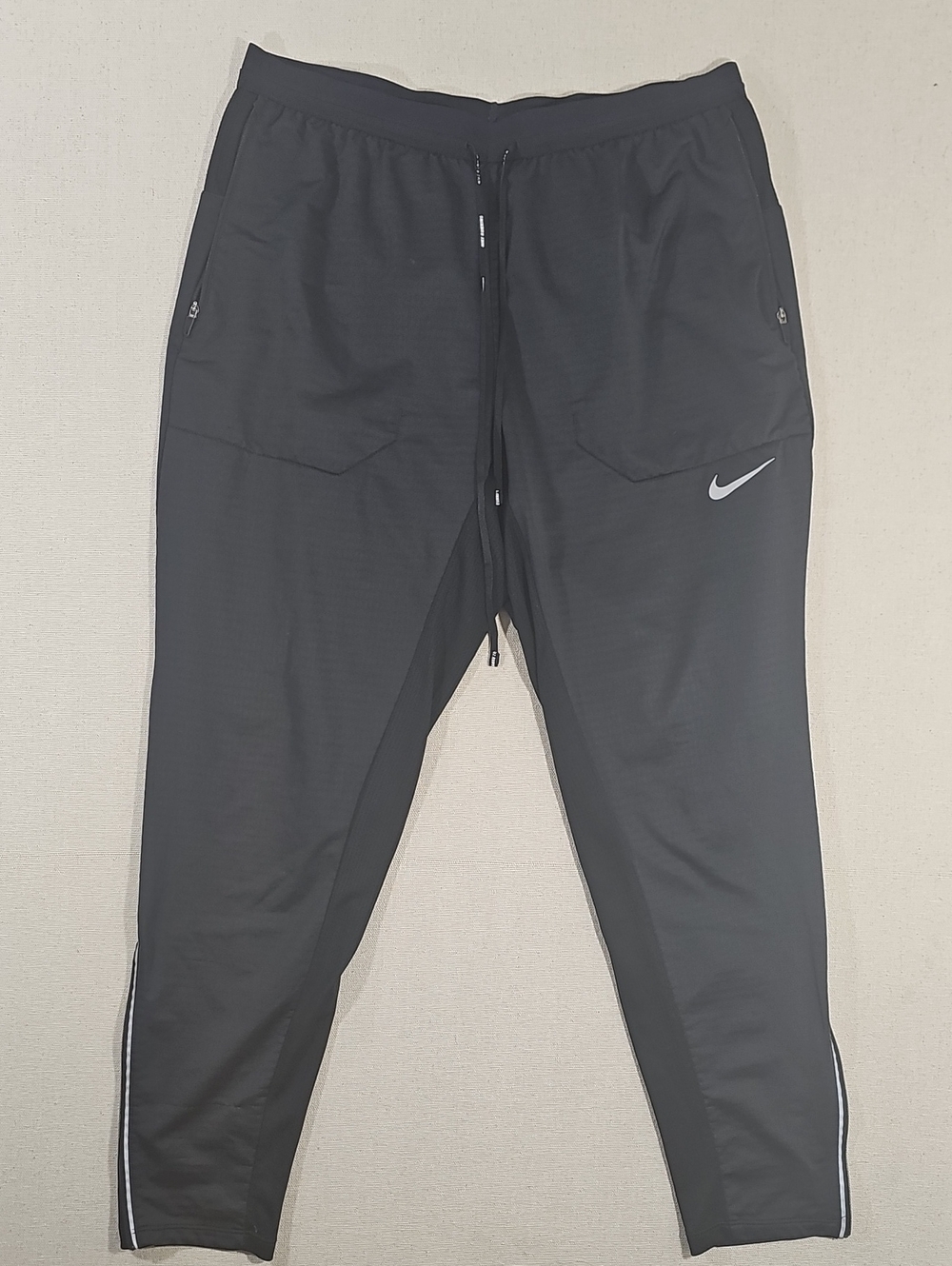 Nike Black Men's Joggers with White Swoosh